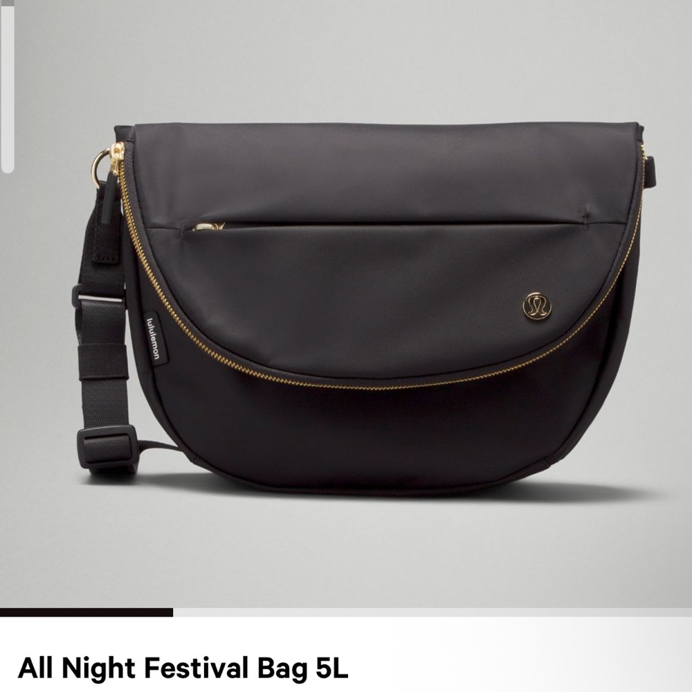 lululemon athletica Black Crossbody Bag